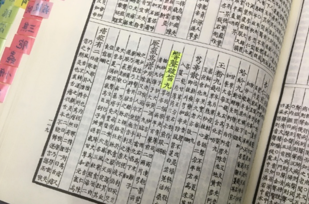 동의보감에 나온 향성파적환 내용
